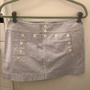 Rugby Ralph Lauren Seersucker Mini Skirt